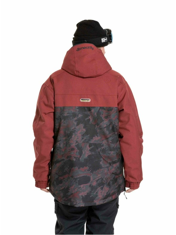 Meatfly Meatfly férfi SNB & SKI kabát Zenith Wine Mossy