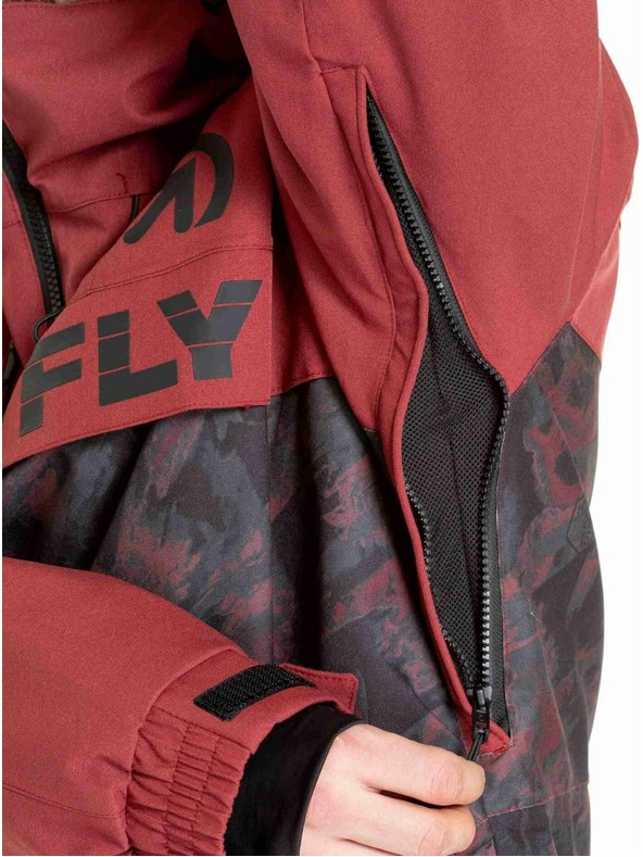 Meatfly Meatfly férfi SNB & SKI kabát Zenith Wine Mossy