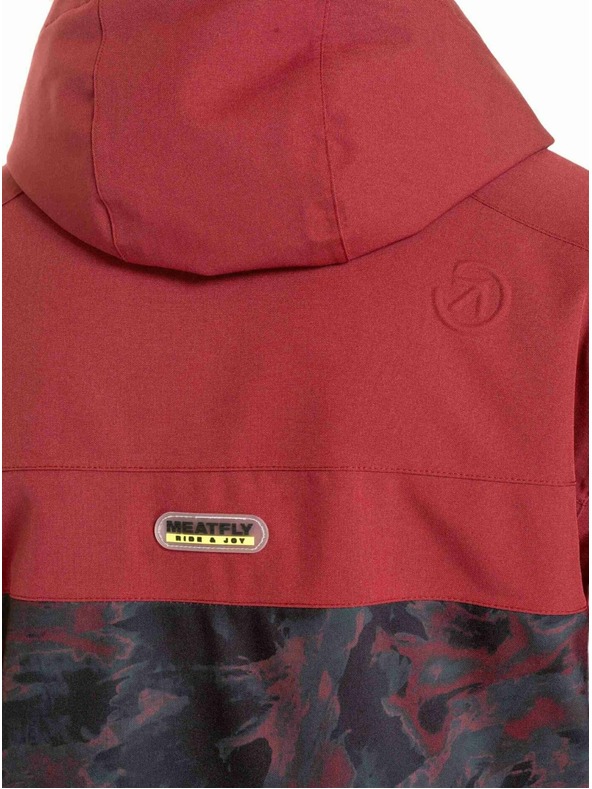 Meatfly Meatfly férfi SNB & SKI kabát Zenith Wine Mossy
