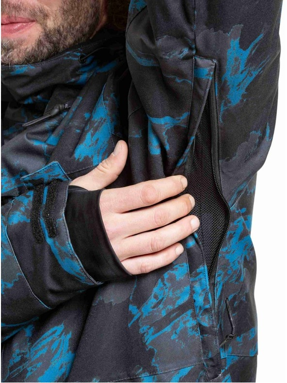 Meatfly Meatfly férfi SNB & SKI kabát Manifold Blue Mossy