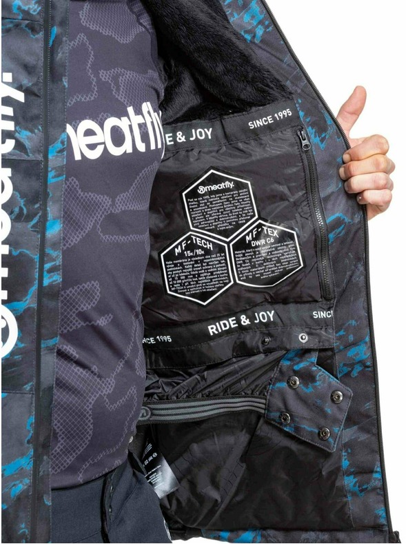 Meatfly Meatfly férfi SNB & SKI kabát Manifold Blue Mossy