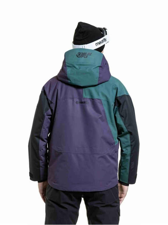 Meatfly Meatfly férfi SNB & SKI kabát Shader Botanical Purple