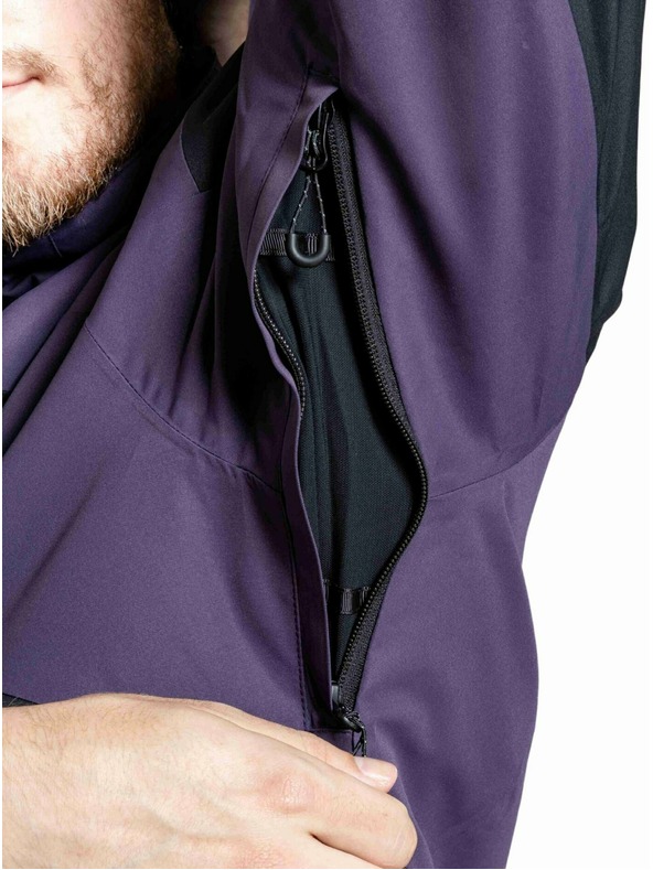 Meatfly Meatfly férfi SNB & SKI kabát Shader Botanical Purple