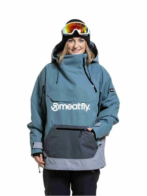 Meatfly Meatfly uniszex SNB & SKI kabát Maddie Blue Sea / Silver