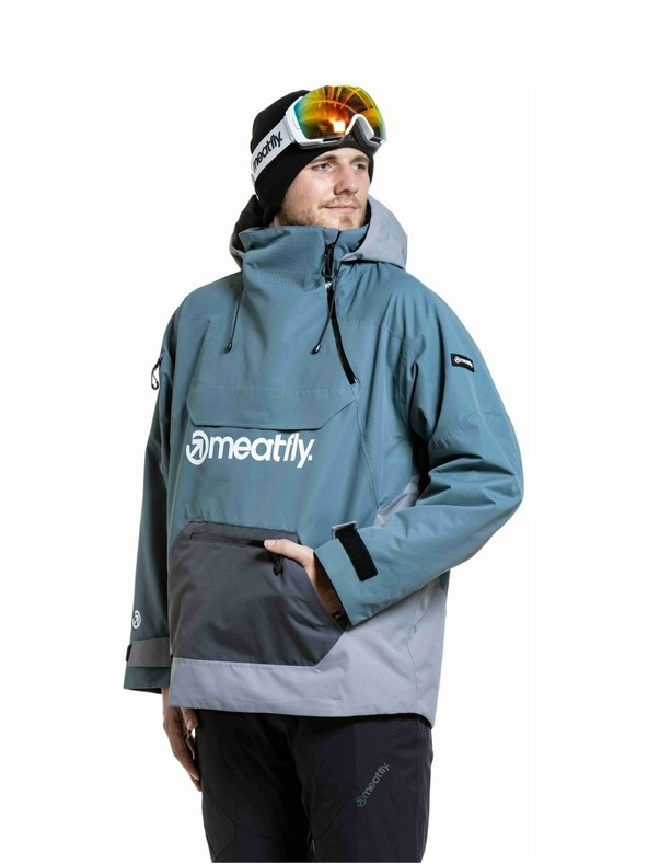 Meatfly Meatfly uniszex SNB & SKI kabát Maddie Blue Sea / Silver