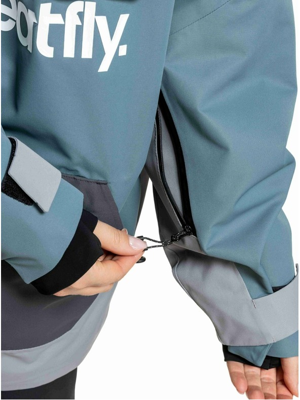 Meatfly Meatfly uniszex SNB & SKI kabát Maddie Blue Sea / Silver