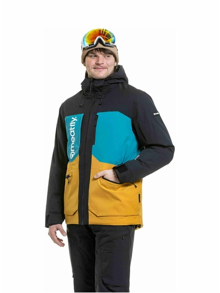 Meatfly Meatfly férfi SNB & SKI kabát Manifold Black / Chai Tea