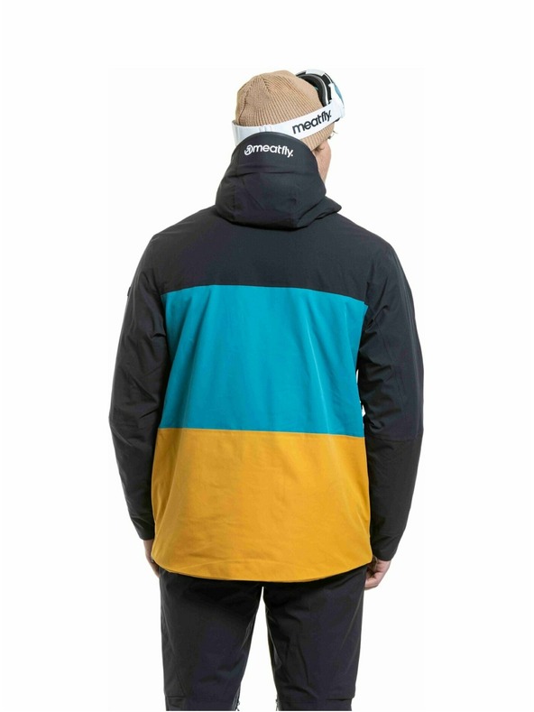 Meatfly Meatfly férfi SNB & SKI kabát Manifold Black / Chai Tea