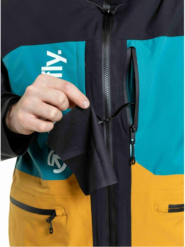 Meatfly Meatfly férfi SNB & SKI kabát Manifold Black / Chai Tea