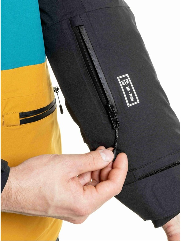 Meatfly Meatfly férfi SNB & SKI kabát Manifold Black / Chai Tea