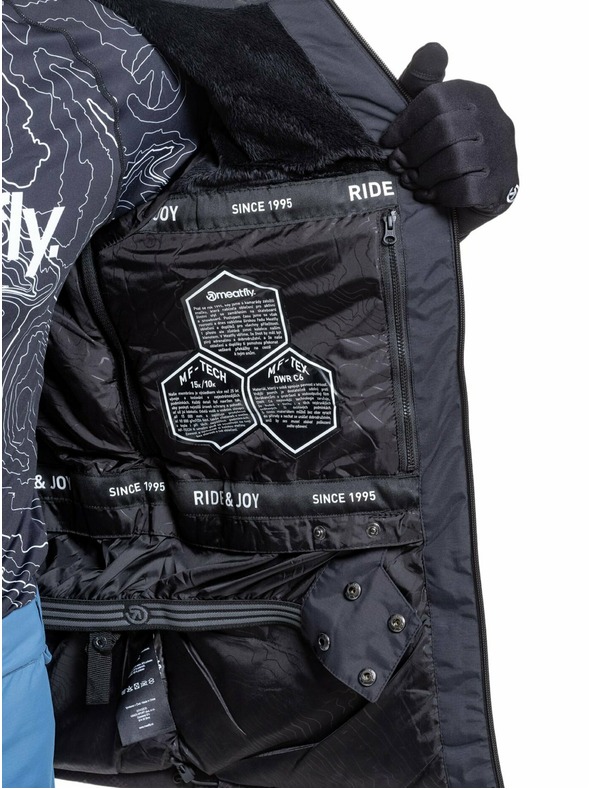 Meatfly Meatfly férfi SNB & SKI kabát Manifold Beet Red/Slate Blue