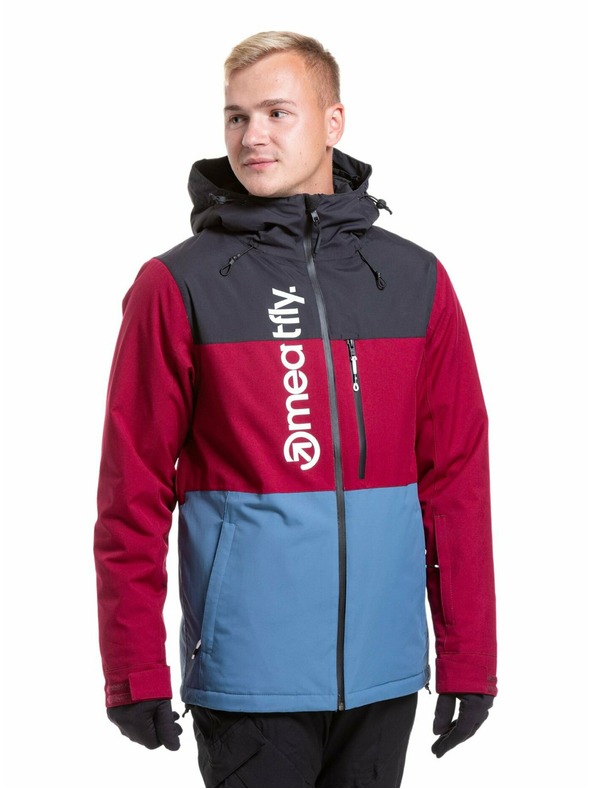 Meatfly Meatfly férfi SNB & SKI kabát Manifold Beet Red/Slate Blue