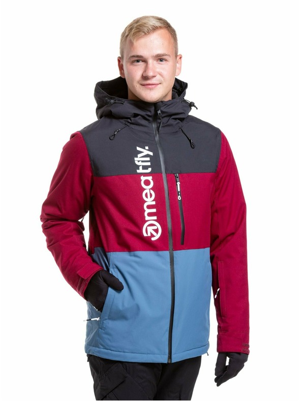 Meatfly Meatfly férfi SNB & SKI kabát Manifold Beet Red/Slate Blue