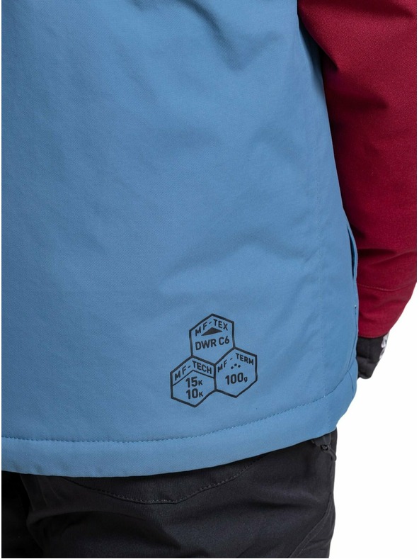 Meatfly Meatfly férfi SNB & SKI kabát Manifold Beet Red/Slate Blue