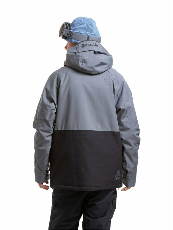 Meatfly Meatfly férfi SNB & SKI kabát Vertigo Dark Grey / Black