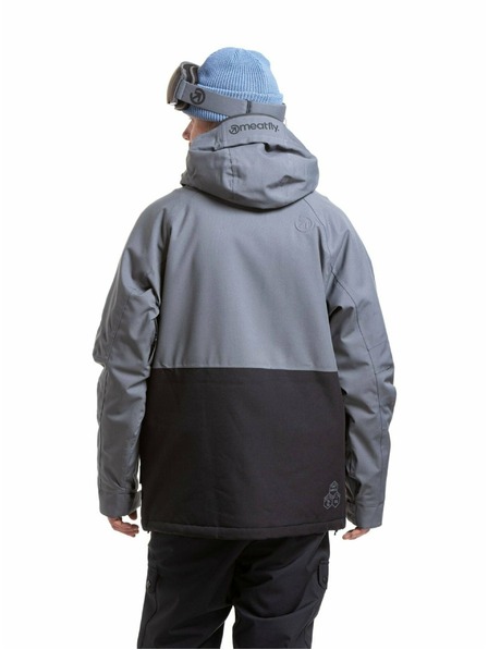 Meatfly Meatfly férfi SNB & SKI kabát Vertigo Dark Grey / Black