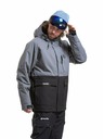 Meatfly Meatfly férfi SNB & SKI kabát Vertigo Dark Grey / Black