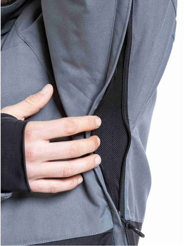 Meatfly Meatfly férfi SNB & SKI kabát Vertigo Dark Grey / Black