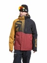 Meatfly Meatfly férfi SNB & SKI kabát Shader Wood / Merlot