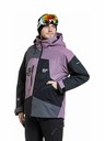 Meatfly Meatfly férfi SNB & SKI kabát Shader Gray Dark / Orchid