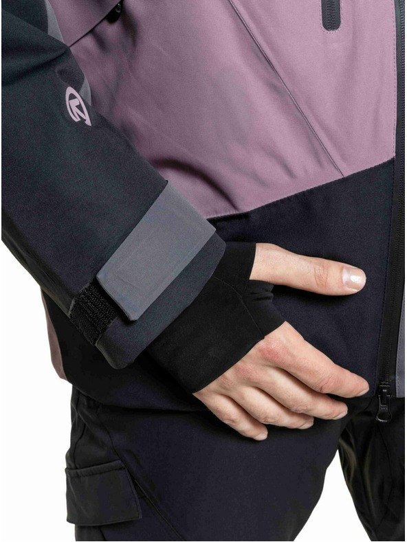 Meatfly Meatfly férfi SNB & SKI kabát Shader Gray Dark / Orchid