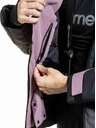 Meatfly Meatfly férfi SNB & SKI kabát Shader Gray Dark / Orchid