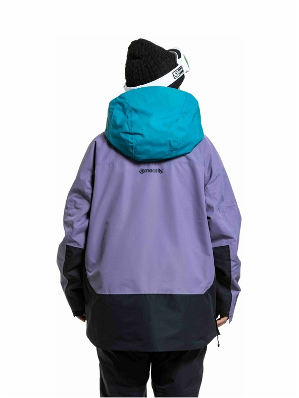 Meatfly Meatfly unisex SNB & SKI kabát Maddie Purple Light / Hb Blue