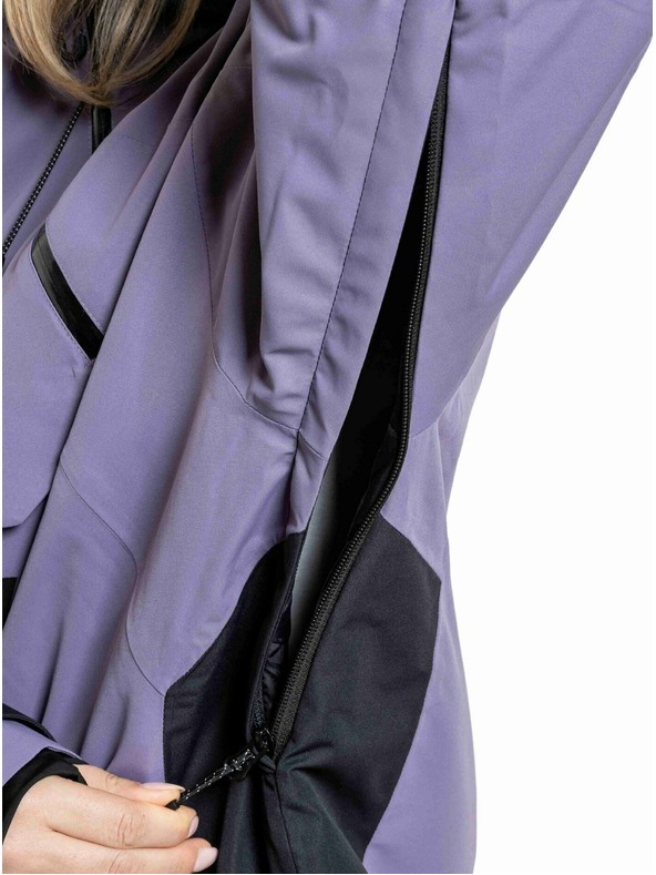 Meatfly Meatfly unisex SNB & SKI kabát Maddie Purple Light / Hb Blue