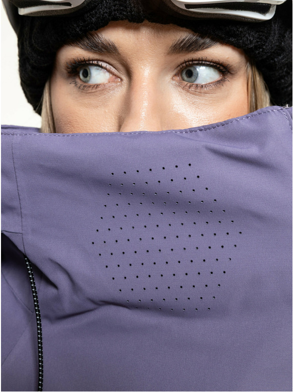 Meatfly Meatfly unisex SNB & SKI kabát Maddie Purple Light / Hb Blue