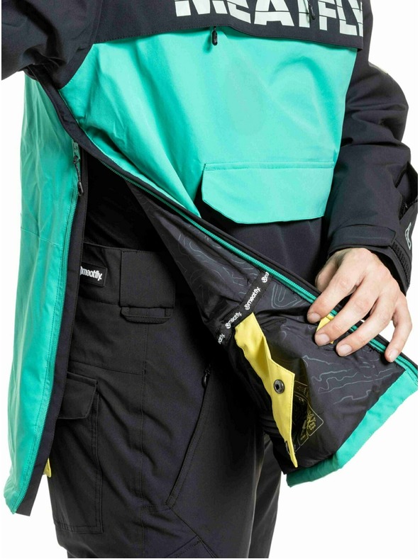 Meatfly Meatfly férfi SNB & SKI kabát Zenith Columbia / Lime