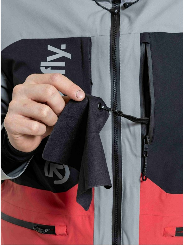 Meatfly Meatfly férfi SNB & SKI kabát Manifold Silver / Red