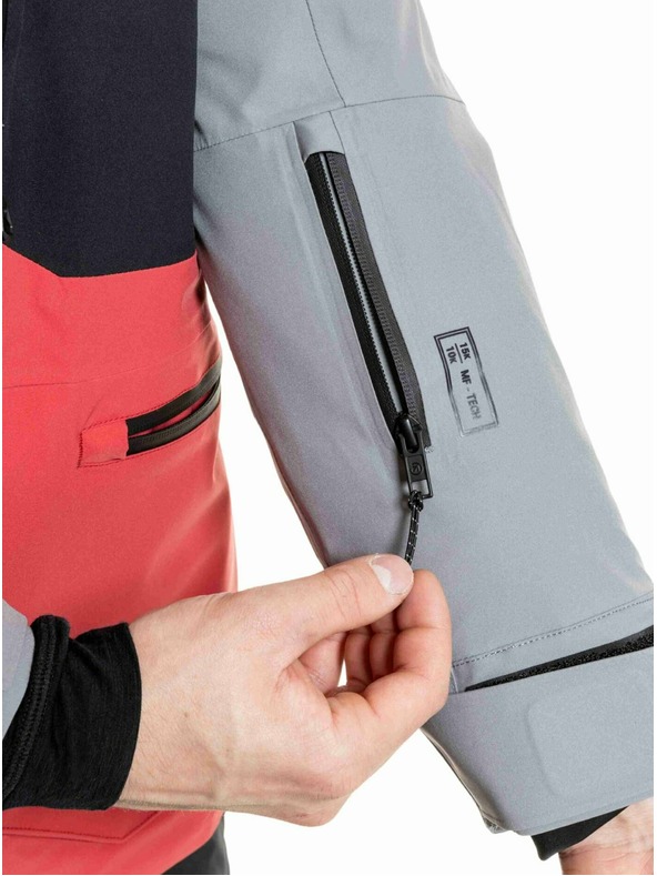 Meatfly Meatfly férfi SNB & SKI kabát Manifold Silver / Red