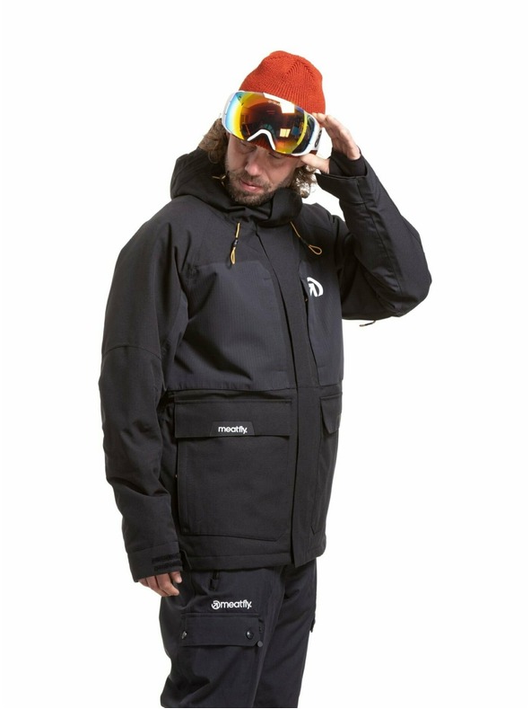 Meatfly Meatfly férfi SNB & SKI kabát Vertigo Black
