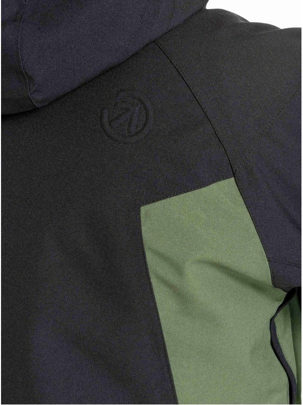 Meatfly Meatfly férfi SNB & SKI kabát Cronos Black / Solar Power