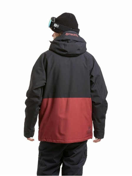 Meatfly Meatfly férfi SNB & SKI kabát Vertigo Merlot / Black