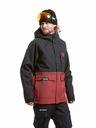 Meatfly Meatfly férfi SNB & SKI kabát Vertigo Merlot / Black