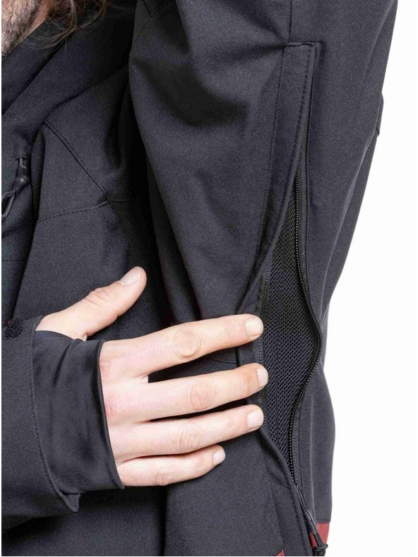 Meatfly Meatfly férfi SNB & SKI kabát Vertigo Merlot / Black