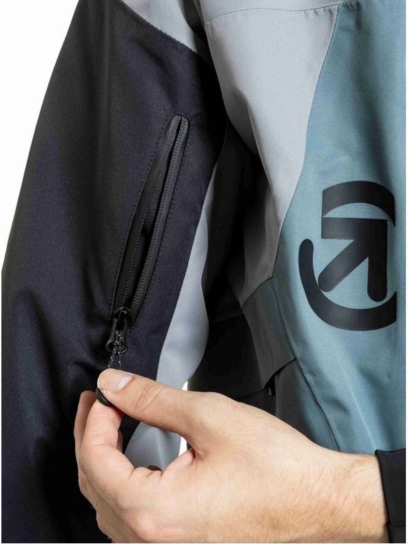 Meatfly Meatfly férfi SNB & SKI kabát Shader Blue Sea / Silver