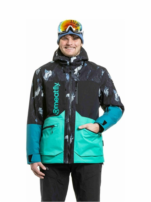 Meatfly Meatfly férfi SNB & SKI kabát Manifold Deep Lake