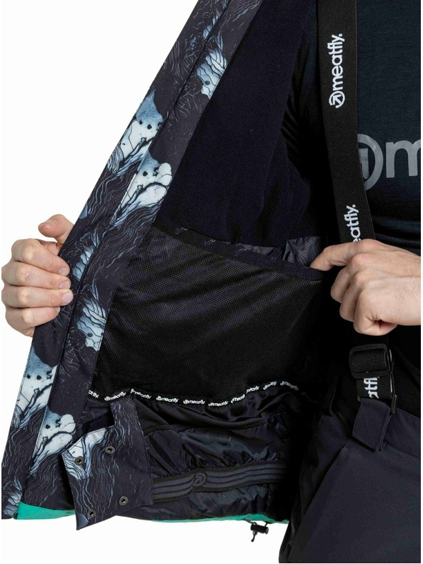 Meatfly Meatfly férfi SNB & SKI kabát Manifold Deep Lake