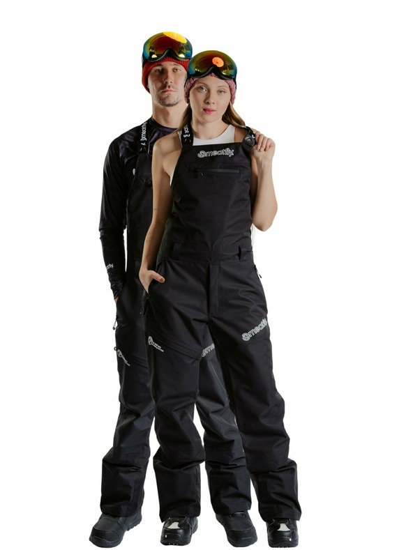 Meatfly Meatfly unisex SNB & SKI kantáros nadrág Kenny Black