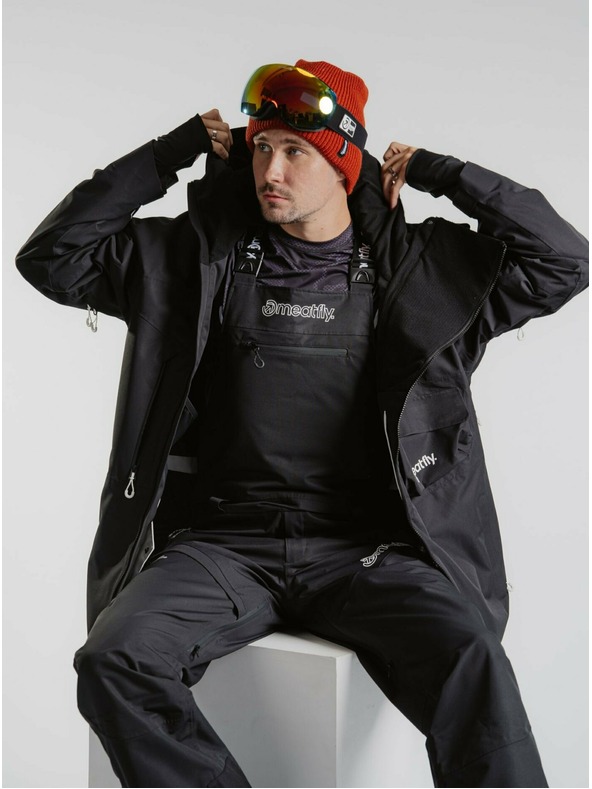 Meatfly Meatfly unisex SNB & SKI kantáros nadrág Kenny Black