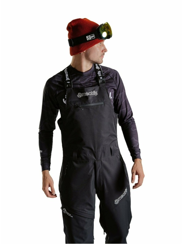 Meatfly Meatfly unisex SNB & SKI kantáros nadrág Kenny Black