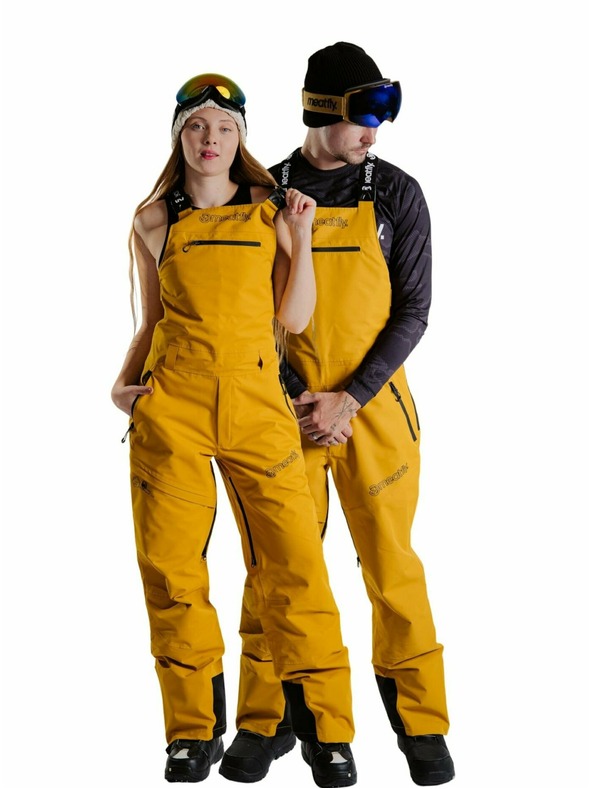 Meatfly Meatfly unisex SNB & SKI kantáros nadrág Kenny Chai Tea Latte