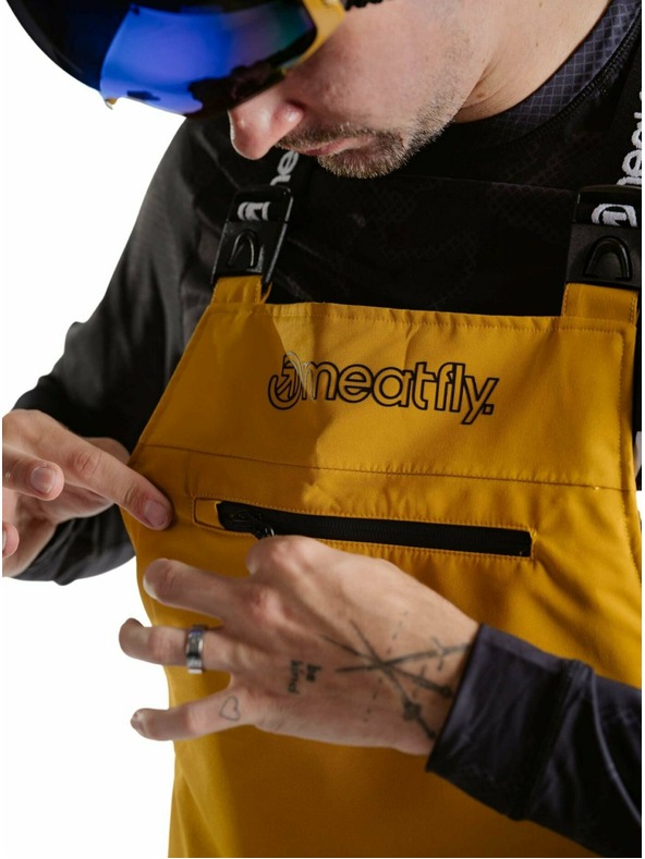 Meatfly Meatfly unisex SNB & SKI kantáros nadrág Kenny Chai Tea Latte