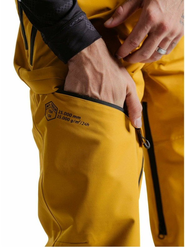 Meatfly Meatfly unisex SNB & SKI kantáros nadrág Kenny Chai Tea Latte