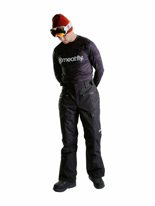 Meatfly Meatfly unisex SNB & SKI nadrág Andry Black