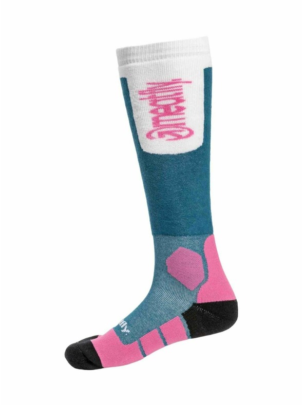 Meatfly Meatfly sNB & SKI zokni Leeway Pink / Blue