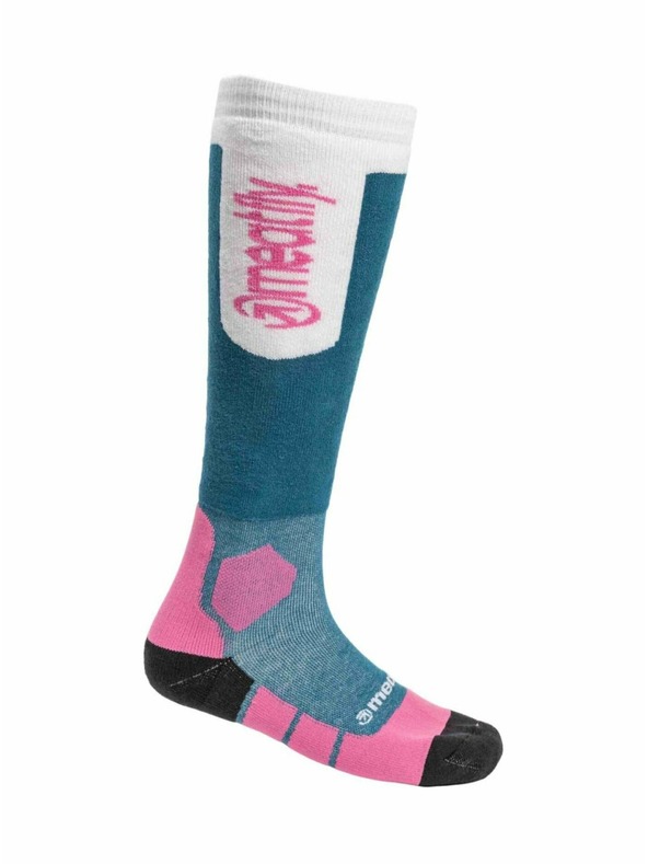 Meatfly Meatfly sNB & SKI zokni Leeway Pink / Blue