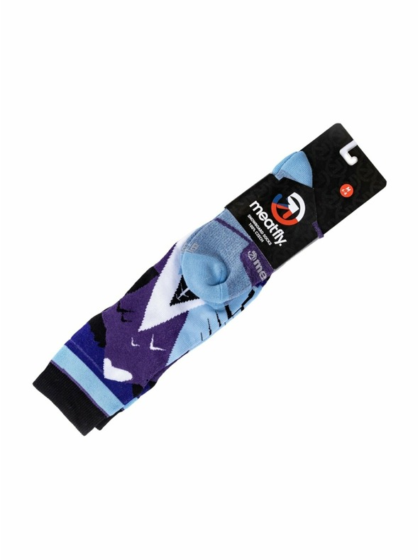 Meatfly Meatfly sNB & SKI zokni Leeway Purple Mountains